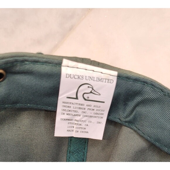 Ducks Unlimited Dorfman-Pacific DU Embroidered Adjustable Strapback Hat - Picture 8 of 8